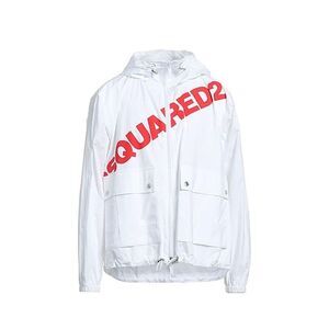 Dsquared² Cotton Shell Lightweight Jacket Men White Jackets